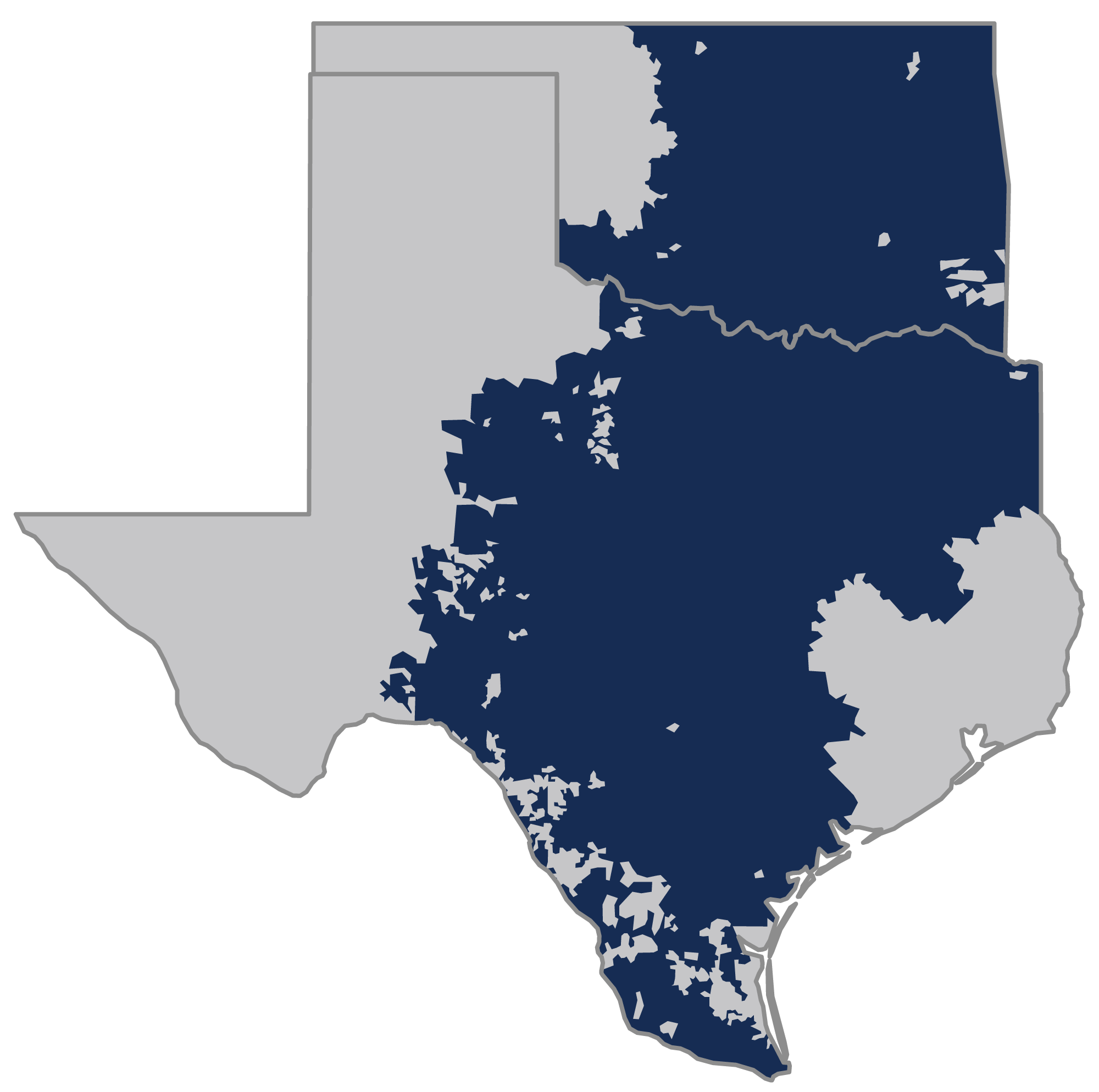 A map illustrates WID Lone Star chapter's territory, including most of Texas and Oklahoma